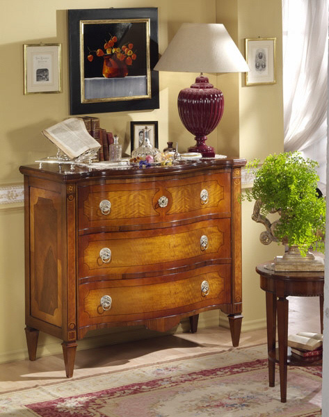 Salca Asiago chest of drawers in walnut and cherry 720X