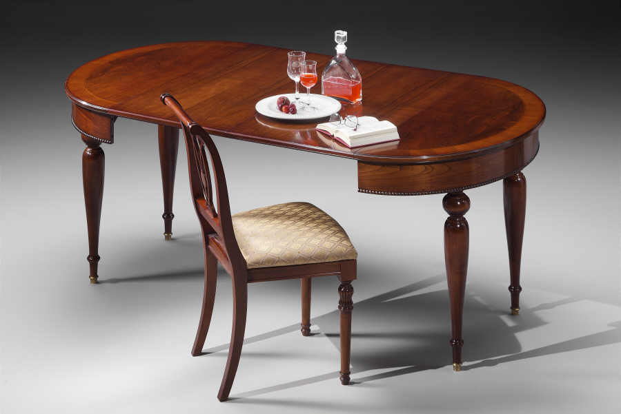 Salca Asiago Oval extensible table